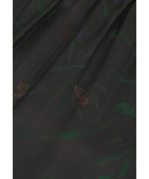 near.nippon.（ニアーニッポン）の「＜near.nippon (ニアー ニッポン)＞ボタニカルプリント ロングスカート（スカート・レディース・ブラック系その他3・38）」の16枚目の写真