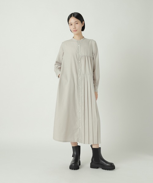 ZUCCa（ズッカ）の「(S)プリーツブロード / ワンピース（ワンピース・レディース・ネイビー/ブラック/ベージュ・M size）」の2枚目の写真