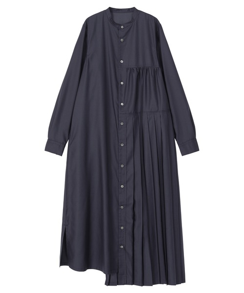 ZUCCa（ズッカ）の「(S)プリーツブロード / ワンピース（ワンピース・レディース・ネイビー/ブラック/ベージュ・M size）」の3枚目の写真