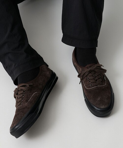 VANS（バンズ）の「【国内EXCLUSIVE】＜VANS＞プレミアム オーセンティック スニーカー（スニーカー・メンズ・ブラウン/ブラック・7h/11/10h/10/9h/9/8h/8）」の3枚目の写真
