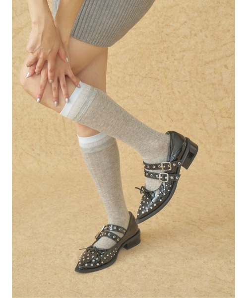 ダブルベルトフラットシューズ（その他シューズ）｜Darich（ダーリッチ