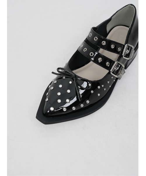 ダブルベルトフラットシューズ（その他シューズ）｜Darich（ダーリッチ