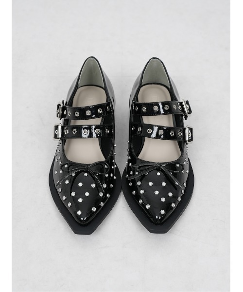 ダブルベルトフラットシューズ（その他シューズ）｜Darich（ダーリッチ