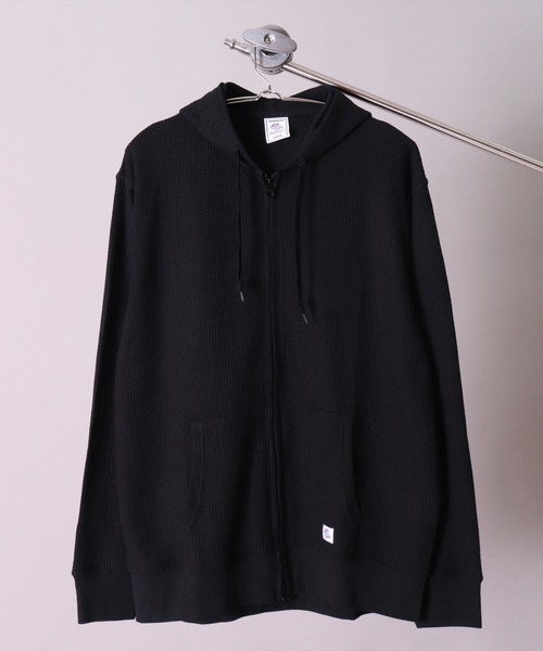 JEMORGAN（ジェーイーモーガン）の「(LK)【JEMORGAN】ワッフル ジップパーカー（パーカー・メンズ・ブラック/ネイビー/杢グレー・M/L/XL）」の10枚目の写真