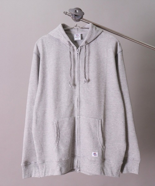 JEMORGAN（ジェーイーモーガン）の「(LK)【JEMORGAN】ワッフル ジップパーカー（パーカー・メンズ・ブラック/ネイビー/杢グレー・M/L/XL）」の11枚目の写真