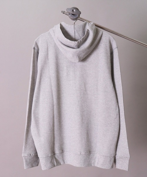 JEMORGAN（ジェーイーモーガン）の「(LK)【JEMORGAN】ワッフル ジップパーカー（パーカー・メンズ・ブラック/ネイビー/杢グレー・M/L/XL）」の12枚目の写真