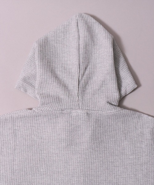 JEMORGAN（ジェーイーモーガン）の「(LK)【JEMORGAN】ワッフル ジップパーカー（パーカー・メンズ・ブラック/ネイビー/杢グレー・M/L/XL）」の21枚目の写真