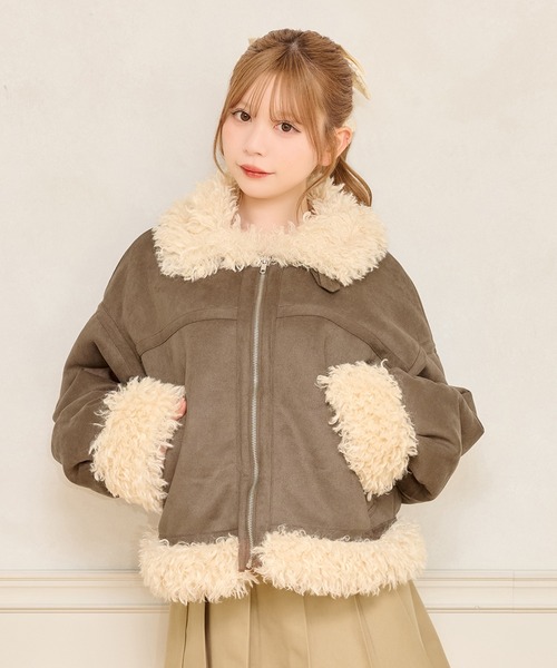 セール】フェイクムートンジャケット（ムートンコート）｜apres jour