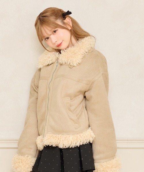 セール】フェイクムートンジャケット（ムートンコート）｜apres jour