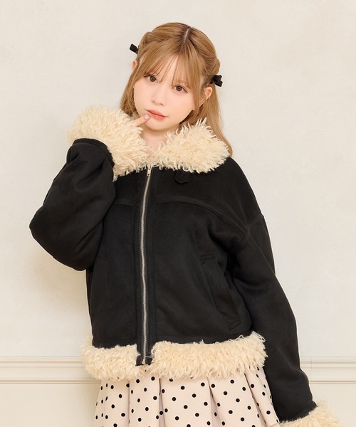 セール】フェイクムートンジャケット（ムートンコート）｜apres jour