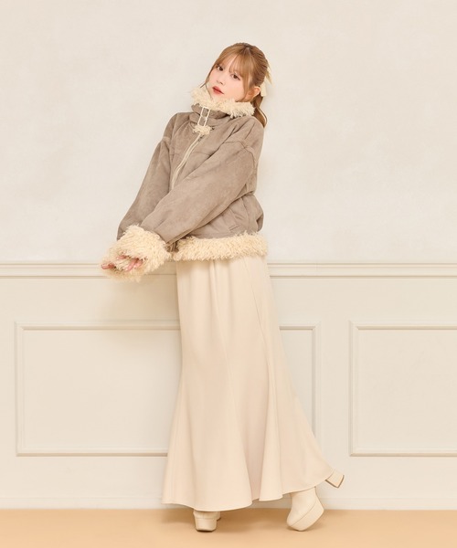 フェイクムートンジャケット（ムートンコート）｜apres jour