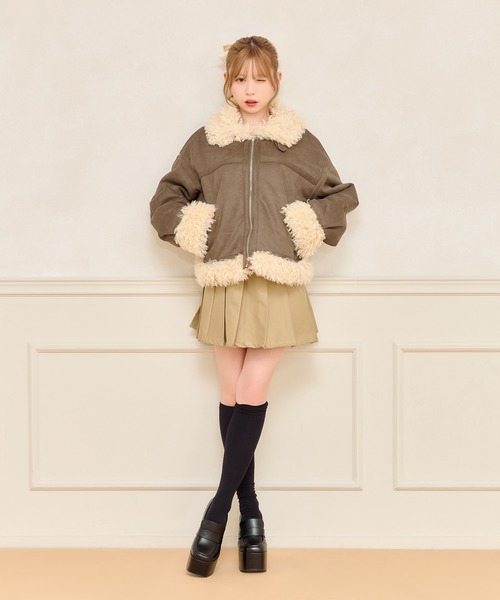 セール】フェイクムートンジャケット（ムートンコート）｜apres jour