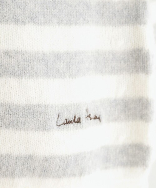 LAURA ASHLEY(ローラアシュレイ)の「【日本製/ワンマイルウエア】ソフトウール プルオーバー(ニット/セーター・レディース・ブルー系2/グレー/アイボリー系2・38)」の11枚目の写真