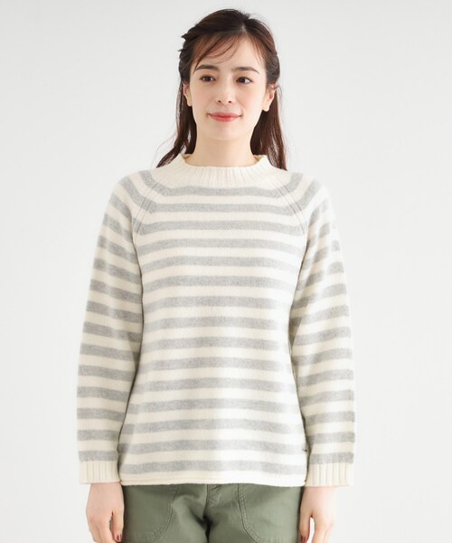 LAURA ASHLEY(ローラアシュレイ)の「【日本製/ワンマイルウエア】ソフトウール プルオーバー(ニット/セーター・レディース・ブルー系2/グレー/アイボリー系2・38)」の16枚目の写真