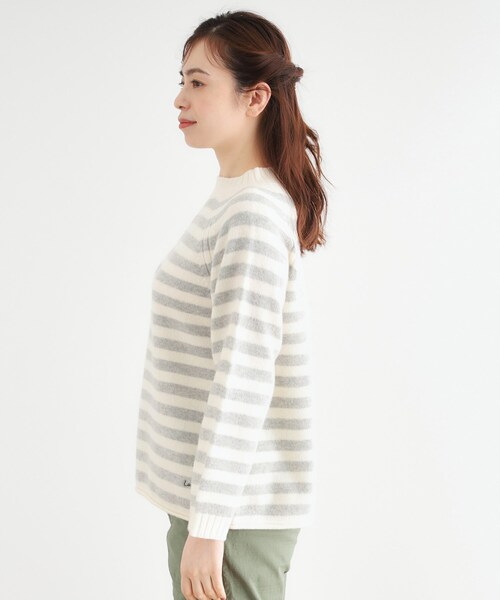 LAURA ASHLEY(ローラアシュレイ)の「【日本製/ワンマイルウエア】ソフトウール プルオーバー(ニット/セーター・レディース・ブルー系2/グレー/アイボリー系2・38)」の17枚目の写真