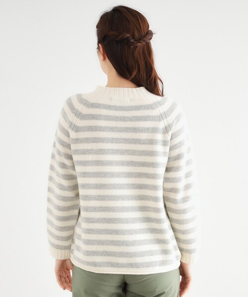 LAURA ASHLEY(ローラアシュレイ)の「【日本製/ワンマイルウエア】ソフトウール プルオーバー(ニット/セーター・レディース・ブルー系2/グレー/アイボリー系2・38)」の18枚目の写真