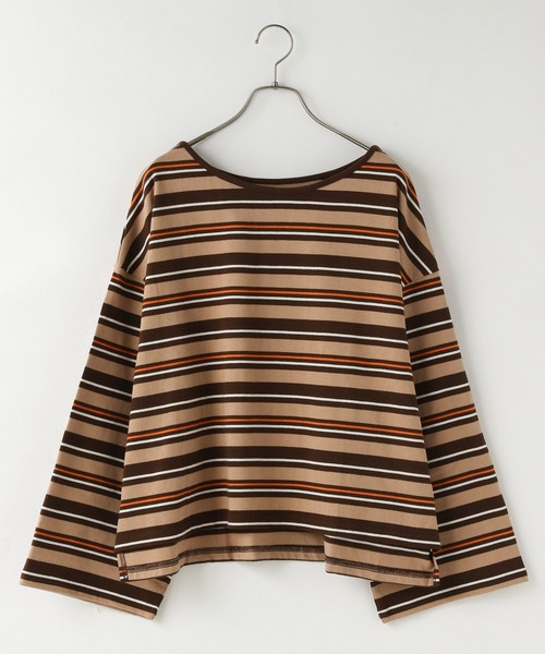 セール】マルチボーダープルオーバーLS 593399（Tシャツ