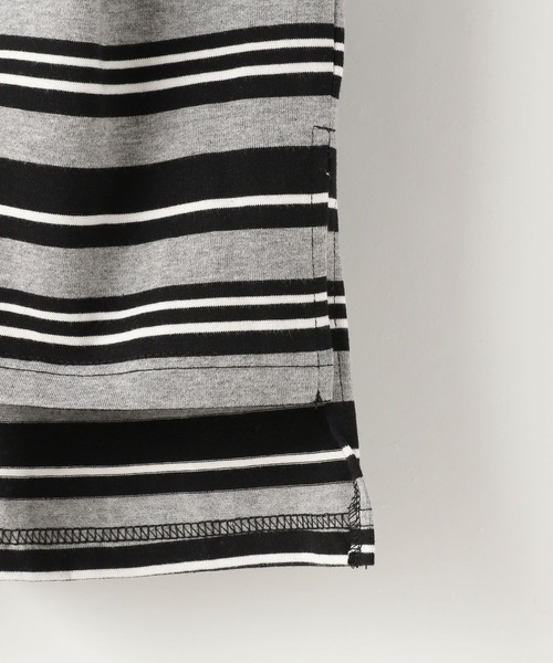 LOWRYS FARM（ローリーズファーム）の「マルチボーダープルオーバーＬＳ  593399（Tシャツ/カットソー・レディース・アイボリー/グレー/ブラウン・FREE）」の8枚目の写真