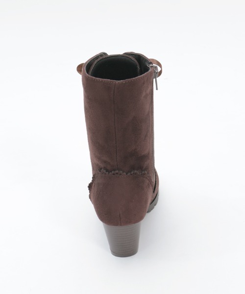 axes femme（アクシーズファム）の「レースアップミドルブーツ（ブーツ・レディース・ブラック/ダークブラウン・LARGE/MEDIUM）」の8枚目の写真