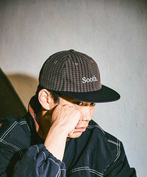 niko and...（ニコアンド）の「チェック切り替えキャップ（キャップ・メンズ・ブラック/レッド/イエロー・FREE）」の2枚目の写真