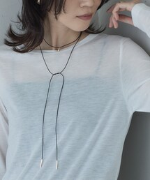 GALLEST | ドロップモチーフタイネックレス(ネックレス)