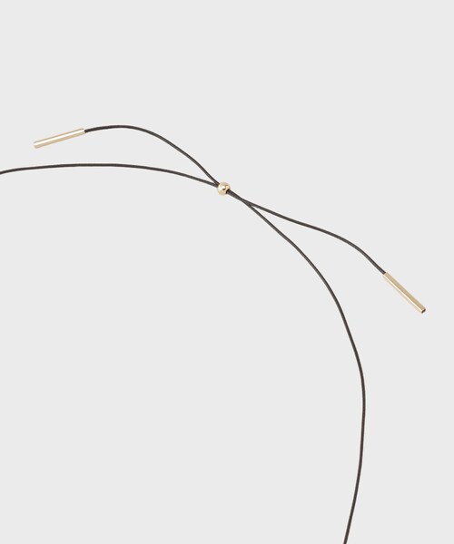 GALLEST(ギャレスト)の「ドロップモチーフタイネックレス(ネックレス・レディース・ブラック/ブラウン系その他・00)」の8枚目の写真