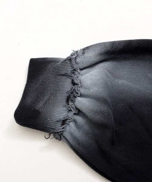 Revo.（レボ）の「【P.N UNDERGROUND】フードファー スプレー加工 ダブルジップ ショート丈 ジップパーカー 裏毛 スウェット（パーカー・メンズ・グレー/ブラック/カモフラージュ・L/M）」の21枚目の写真