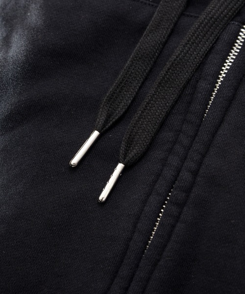 Revo.（レボ）の「【P.N UNDERGROUND】フードファー スプレー加工 ダブルジップ ショート丈 ジップパーカー 裏毛 スウェット（パーカー・メンズ・グレー/ブラック/カモフラージュ・L/M）」の20枚目の写真