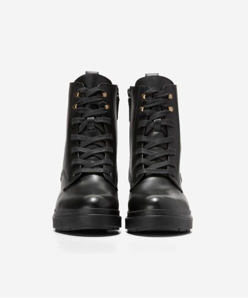 COLE HAAN(コールハーン)の「シェリーズ レースアップ ラグ ブーツ ウォータープルーフ womens(ブーツ・レディース・ブラック・5.5/6/6.5/7/7.5/5/8/8.5)」の2枚目の写真