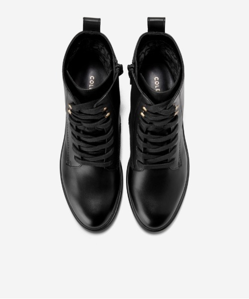 COLE HAAN(コールハーン)の「シェリーズ レースアップ ラグ ブーツ ウォータープルーフ womens(ブーツ・レディース・ブラック・5.5/6/6.5/7/7.5/5/8/8.5)」の4枚目の写真