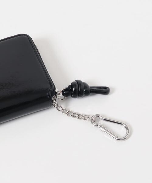 KBF（ケイビーエフ）の「カラビナ付きスリムウォレット（財布・レディース・シルバー/ブラック・ONE）」の12枚目の写真