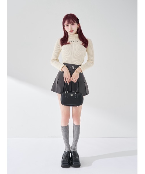 スムースファーリブニットトップス（ニット/セーター）｜Darich