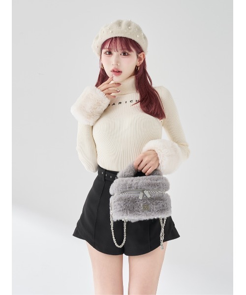 ダーリッチ スムースファーリブニットトップス スムースファーリブニットトップス（ニット/セーター）｜Darich