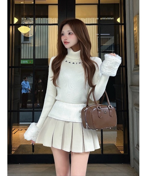 新品・未開封♡Darich♡スムースファーリブニットトップス　IVO スムースファーリブニットトップス（ニット/セーター）｜Darich