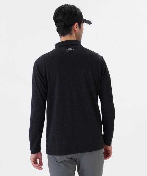 New Balance Golf(ニューバランスゴルフ)の「【new balance golf】ロゴグレンチェック柄 ストレッチ 長袖 カラーシャツ (MENS)(その他トップス・メンズ・ホワイト/ネイビー/ブラック・MEDIUM/LARGE/X-LARGE)」の9枚目の写真