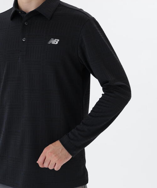 New Balance Golf(ニューバランスゴルフ)の「【new balance golf】ロゴグレンチェック柄 ストレッチ 長袖 カラーシャツ (MENS)(その他トップス・メンズ・ホワイト/ネイビー/ブラック・MEDIUM/LARGE/X-LARGE)」の11枚目の写真