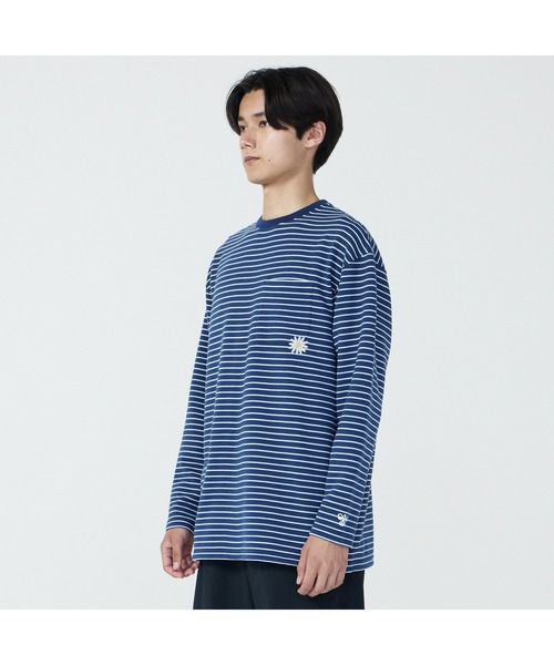 hummel（ヒュンメル）の「hummel/ヒュンメル HMP ﾅｶﾞｿﾃﾞﾎﾞｰﾀﾞｰTｼｬﾂ（Tシャツ/カットソー・メンズ・グレー/ネイビー/ラベンダー・S/M/L/XL）」の4枚目の写真