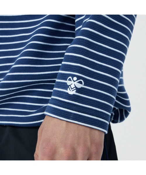 hummel（ヒュンメル）の「hummel/ヒュンメル HMP ﾅｶﾞｿﾃﾞﾎﾞｰﾀﾞｰTｼｬﾂ（Tシャツ/カットソー・メンズ・グレー/ネイビー/ラベンダー・S/M/L/XL）」の9枚目の写真
