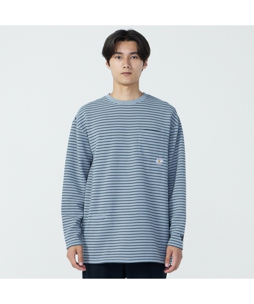 hummel（ヒュンメル）の「hummel/ヒュンメル HMP ﾅｶﾞｿﾃﾞﾎﾞｰﾀﾞｰTｼｬﾂ（Tシャツ/カットソー・メンズ・グレー/ネイビー/ラベンダー・S/M/L/XL）」の14枚目の写真