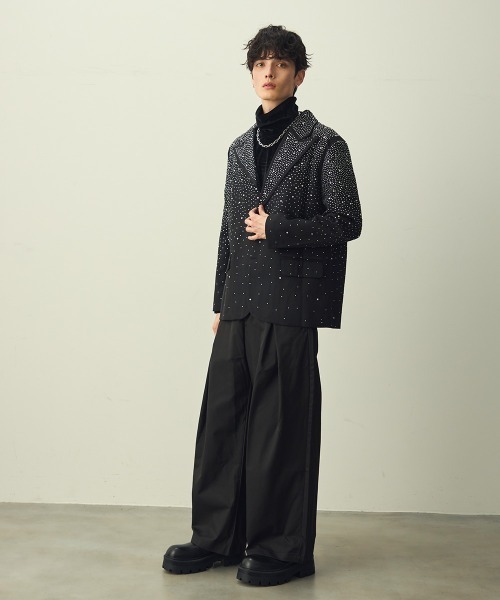 Shoowtime（ショウタイム）の「Rhinestone Tailored Jacket / ライン