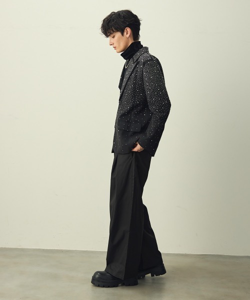 セール】Rhinestone Tailored Jacket / ラインストーンテーラード