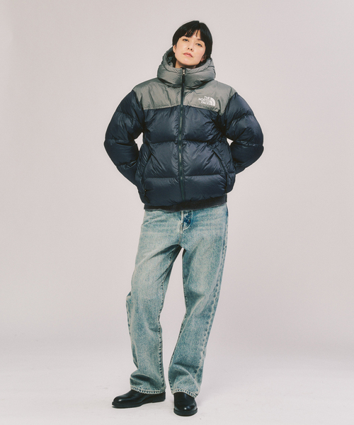 THE NORTH FACE（ザノースフェイス）の「THE NORTH FACE / ザ ノースフェイス Nuptse Hoodie（ダウンジャケット/コート・メンズ・チャコールグレー/ブラック・X-LARGE/LARGE/MEDIUM）」の5枚目の写真