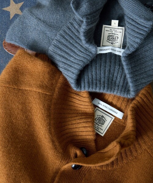 J.PRESS(ジェイプレス)の「【カシミア100%使用】カシミヤリブモックネック ニット(ニット/セーター・メンズ・グレー系/ブラウン系・MEDIUM/LARGE/X-LARGE)」の19枚目の写真