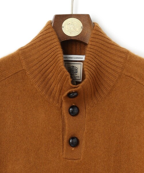 J.PRESS(ジェイプレス)の「【カシミア100%使用】カシミヤリブモックネック ニット(ニット/セーター・メンズ・グレー系/ブラウン系・MEDIUM/LARGE/X-LARGE)」の13枚目の写真