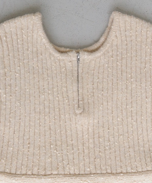 CLEIO（クレイオ）の「【CLEIO】 前後2WAYネップ混リブニットビスチェ FRONT AND BACK 2-WAY NEP BLEND RIBBED KNIT BUSTIER/986-14605（ニット/セーター・レディース・アイボリー/グレー・FREE）」の8枚目の写真