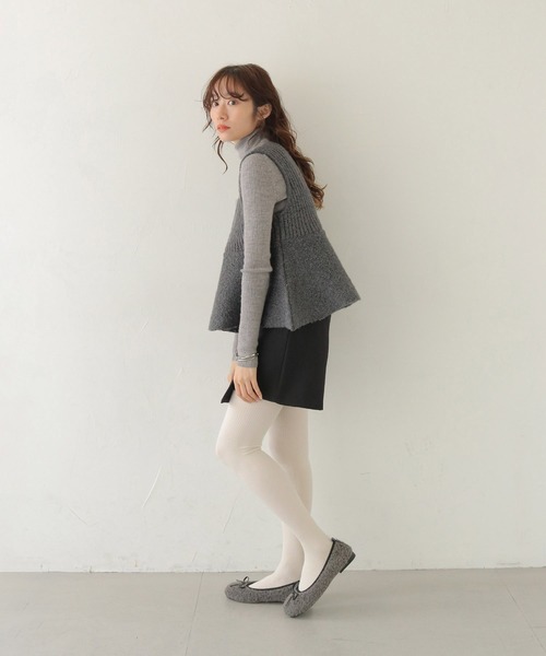 CLEIO（クレイオ）の「【CLEIO】 前後2WAYネップ混リブニットビスチェ FRONT AND BACK 2-WAY NEP BLEND RIBBED KNIT BUSTIER/986-14605（ニット/セーター・レディース・アイボリー/グレー・FREE）」の17枚目の写真