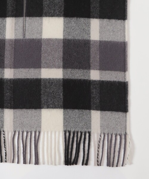 クレストブリッジチェックフード付きストール（マフラー）｜BLUE LABEL