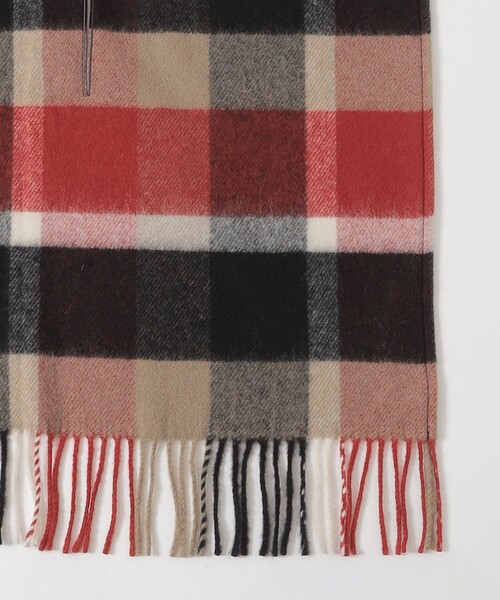 クレストブリッジチェックフード付きストール（マフラー）｜BLUE LABEL