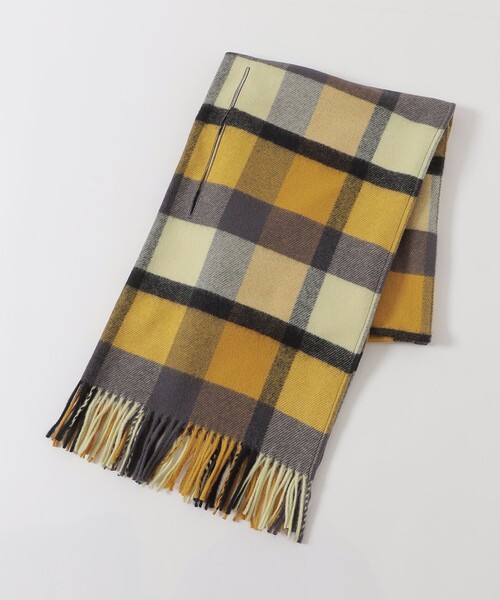 クレストブリッジチェックフード付きストール（マフラー）｜BLUE LABEL