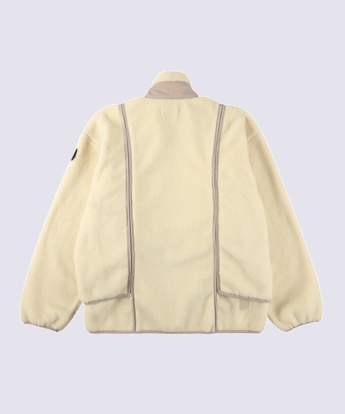 PHINGERIN(フィンガリン)の「【PHINGERIN/フィンガリン】NOREN BOA FLEECE JACKET(ブルゾン・メンズ・ブラック/アイボリー/ピンク・L/M)」の8枚目の写真